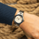 1956 Marine by AV86 vintage-inspired diver with acrylic bezel, luminous markers, sapphire crystal, and metal bracelet strap