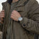 Earthrise WWF Partnership, Automatic / 2025 Edition by AV86 with Earth-inspired dial, sapphire crystal, and black leather strap on wrist outdoors