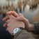 Earthrise WWF Partnership, Automatic / 2025 Edition by AV86 Nordic minimalist automatic with sapphire crystal and textured fabric strap outdoors