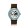 Earthrise WWF Partnership, Automatic / 2026 Edition by AV86 with blue bezel, detailed earth dial, and durable recycled army green strap.