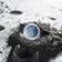 1968 Moonphase by AV86 luxury moonphase watch with sapphire crystal, textured dial, and dark leather strap on lunar surface setting