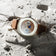 1968 Moonphase by AV86 luxury moonphase watch with sapphire crystal, textured dial, and brown leather strap on lunar surface