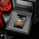 1564 Chronodate Automatic by AV86 vintage-inspired chronograph with sapphire crystal, three subdials, and black leather strap in wooden box
