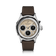 1564 Chronodate Automatic by AV86 elegant vintage-inspired chronograph with sapphire crystal, automatic movement, and leather strap