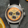 1564 Chronodate Automatic by AV86 vintage-inspired automatic with sapphire crystal, chronograph dial, and black leather strap
