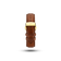 Butterfly Clasp - Brown by AV86 high-quality brown leather strap with gold plated butterfly clasp and embossed logo detail