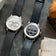 1564 Chronodate Automatic, Steel / White