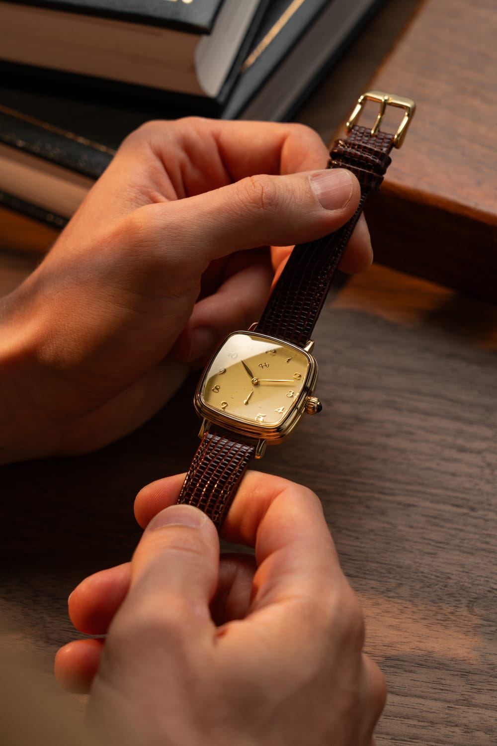 1954 Capri Mechanisch, Gold / Sand