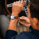 1960 Racing Chronograph by AV86 with vintage-inspired dial, sapphire crystal, chronograph subdials, and perforated leather strap in classic setting