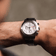 1960 Racing Chronograph by AV86 with sapphire crystal, vintage-inspired dial, chronograph subdials, and metal bracelet strap