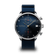 Chronographe AV86 « 1815 Justin Gatlin » avec cadran texturé, verre saphir, guichet de date et bracelet en tissu bleu