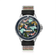 Fandango 'KAI', Dark Blue / Army by AV86 kids watch with luminous big numbers, camouflage dial, velcro strap, and durable stainless steel case