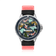 Fandango 'KAI', Dark Blue / Army by AV86 kids watch with luminous big numbers, camouflage dial, and easy velcro strap