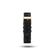Patterned Leather (Classic) - Black strap with textured lizard grain and gold-tone buckle, crafted by AV86, exemplifying Nordic minimalism and luxury craftsmanship.