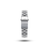 Signature Bracelet by AV86 with minimalist stainless steel link design and secure brushed clasp showcasing Nordic craftsmanship
