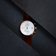 1815 Chronograph by AV86 with classic white dial, rose gold case, sapphire crystal, and brown leather strap luxury timepiece