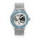 Earthrise WWF Partnership, Automatic / 2026 Edition by AV86 featuring a stainless steel mesh band and Earth-themed dial design.