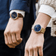 1969 Vintage, Gold / Midnight Blue - Special Edition – 39mm by AV86 luxury quartz watch with sapphire crystal and mesh strap