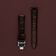 Butterfly Clasp - Brown Croco by AV86 high-quality croco leather strap with stainless butterfly clasp and engraved detailing