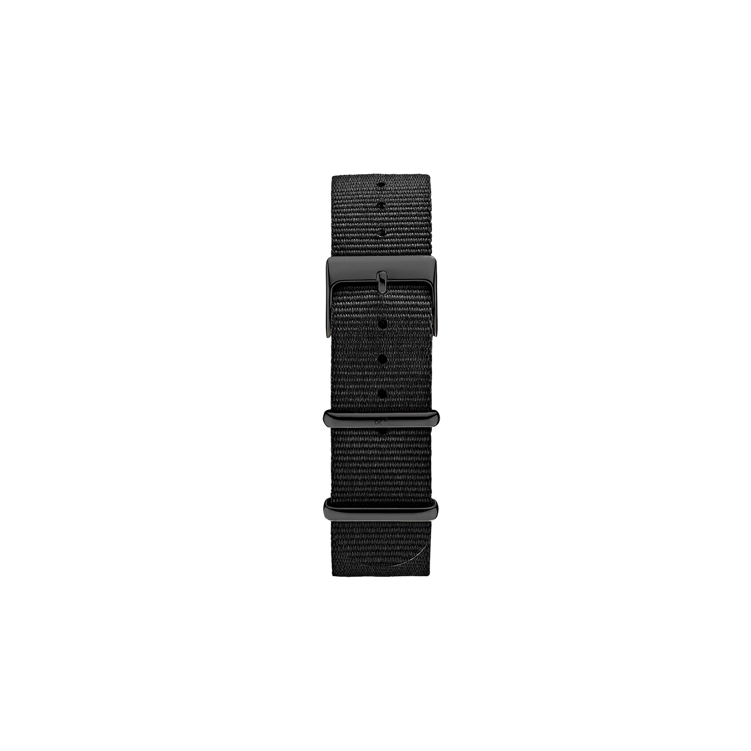 Nato - Black by AV86 durable nylon one-piece strap with quick-release spring bars and stainless steel pin buckle