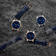 1971 Automatic, Night Blue - Swiss Made by AV86 vintage-inspired automatic with sapphire crystal and interchangeable leather straps