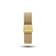 Mesh Band - Gold by AV86 gold plated two-piece interchangeable strap with signature bow logo buckle detail