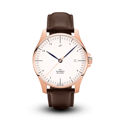 1971 Automatic, Rose Gold / White - Swiss Made