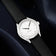1968 Sixtyeight by AV86 vintage-inspired dress watch with minimalist dial, sapphire crystal, and black leather strap