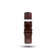 Leather - Dark Brown two-piece strap crafted from high-quality leather with engraved AV86 logo and polished buckle