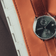 1815 Chronograph by AV86 luxury vintage-inspired chronograph with sapphire crystal, sunray dial, and brown leather strap