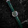 1988 Flyback, Chronograph - Limited Edition by AV86 automatic chronograph with sapphire crystal and leather strap on dark marble background